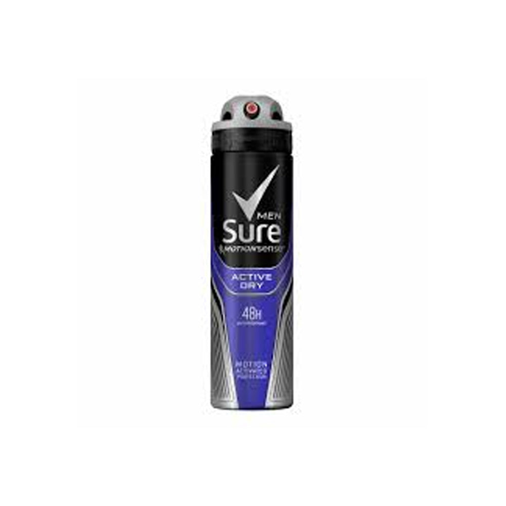 Sure Men Active Dry Body Spray 150ml - Snapcart.pk