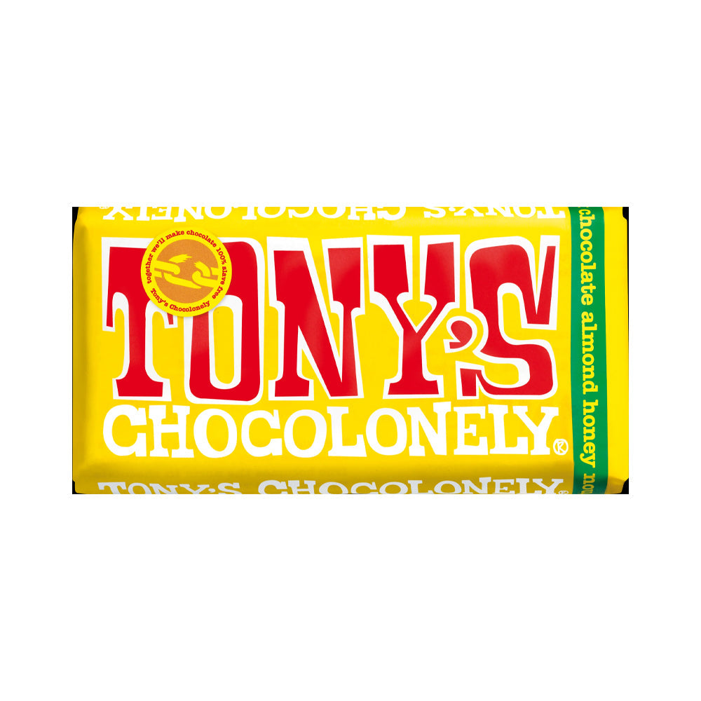 Tony's Chocolonely Milk Almond & Honey 180g - Snapcart.pk