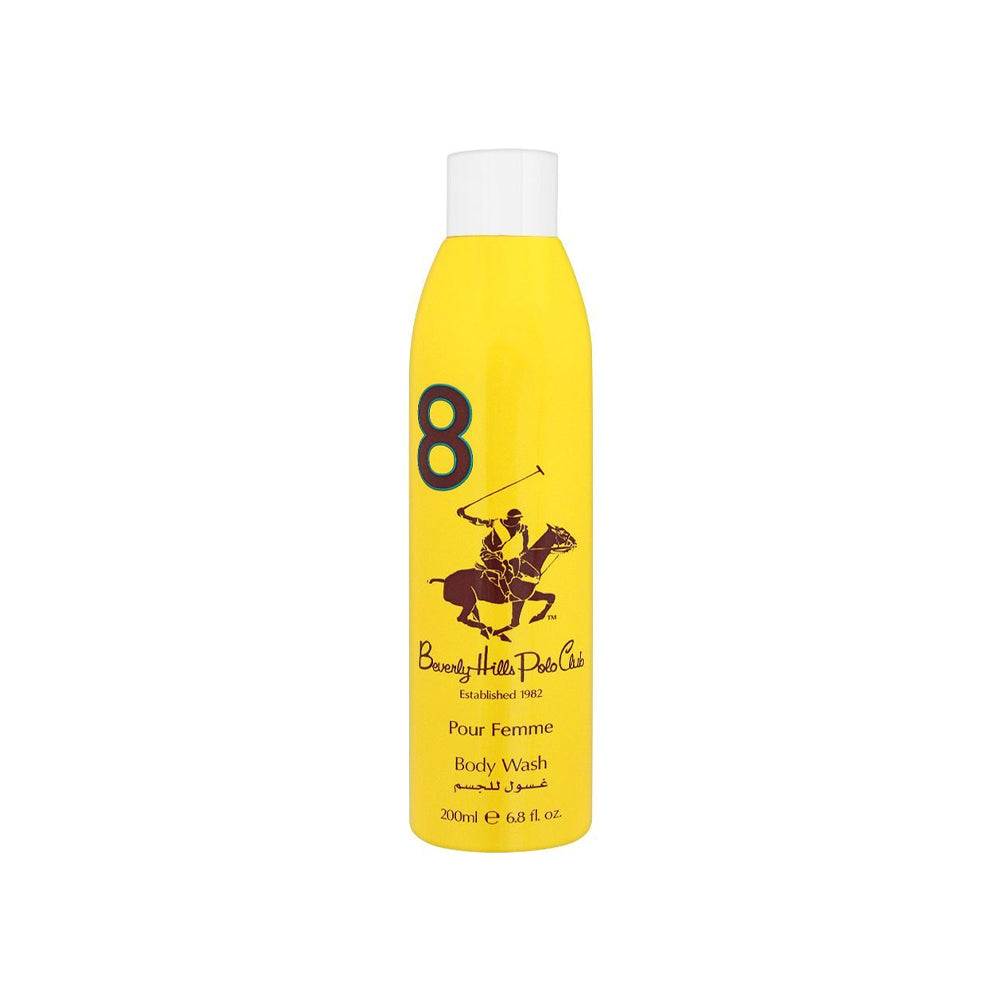 Beverly Hills Polo Club Shower Gel For Women 08 200ml Beverly Hills Polo Club
