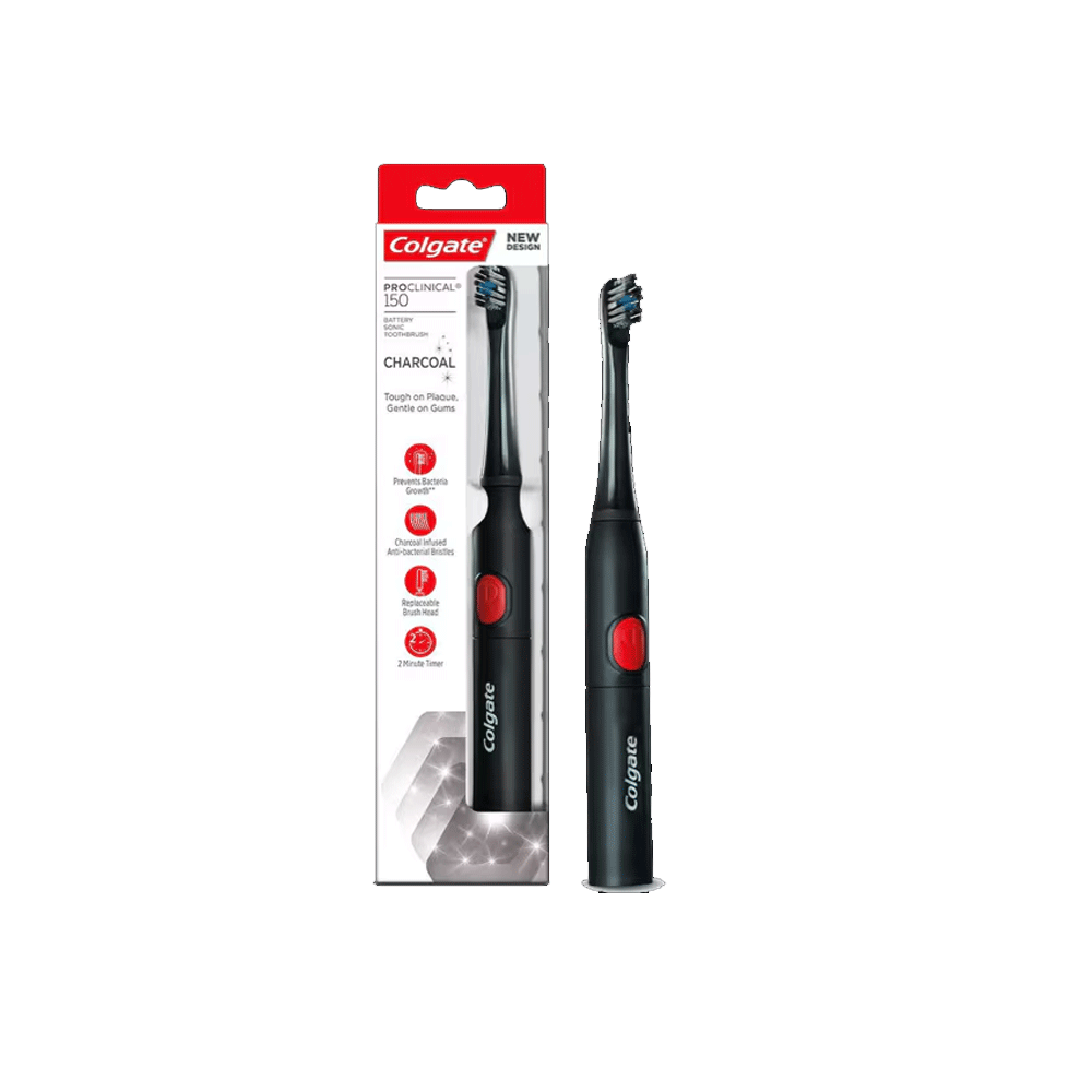 Colgate Pro Clinical Charcoal Electric Toothbrush Colgate