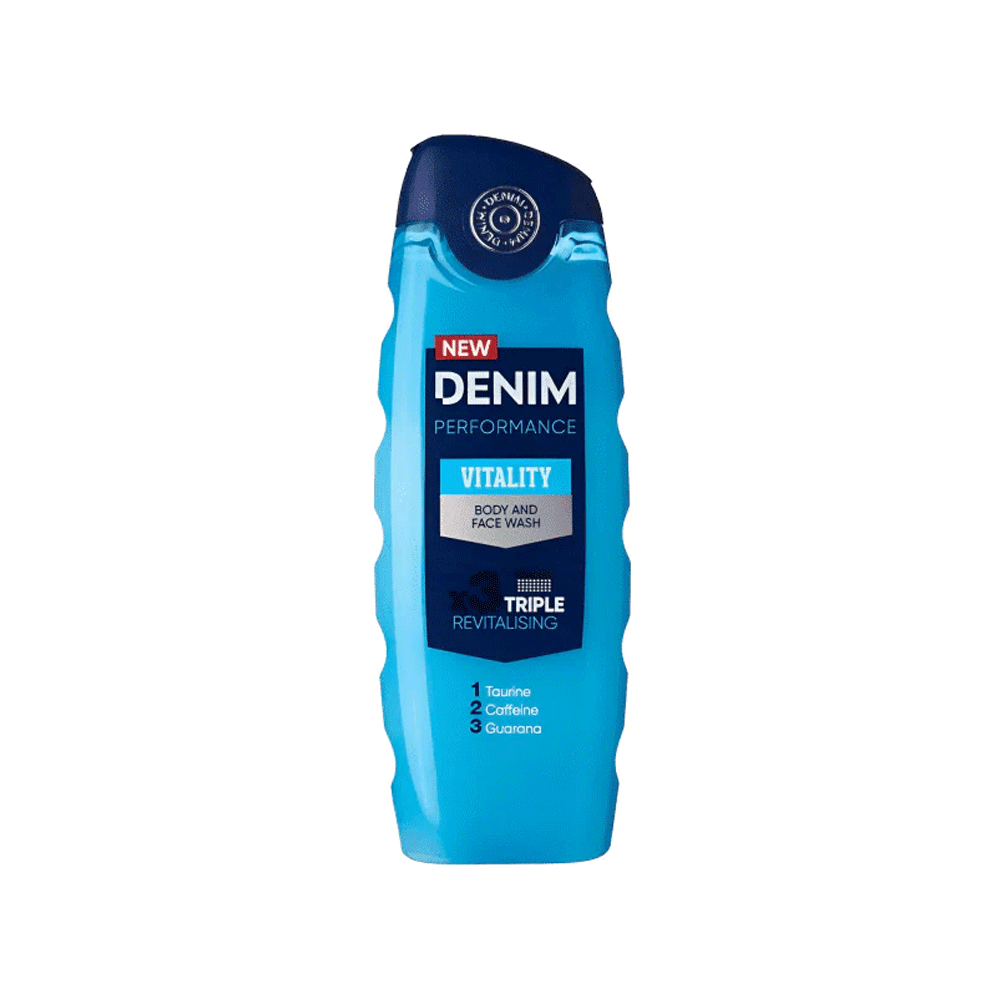 Denim Vitality Body & Face Wash 250ml Denim