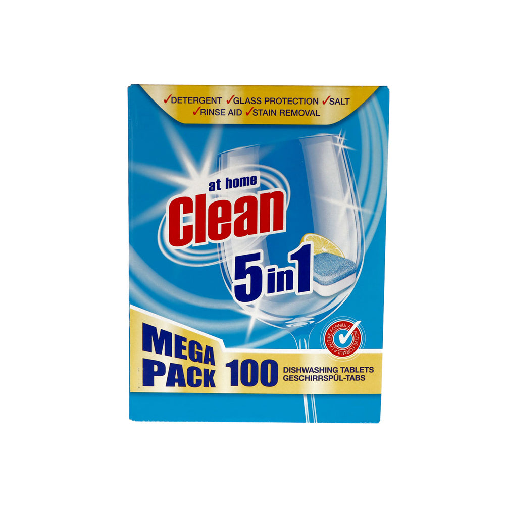 At Home Clean 5in1 Diswashing Tablets 100s - Snapcart.pk