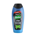 Radox Sport Mint And Sea Salt 3in1 Shower Gel 400 Ml