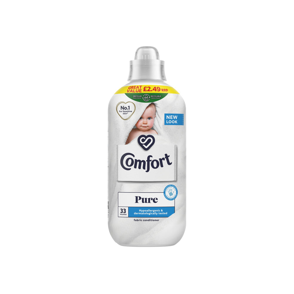 Comfort Fabric Conditioner Pure 33 Washes 990ml - Snapcart.pk