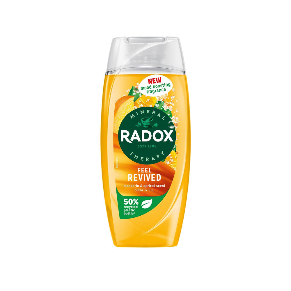 Radox Feel Revived Mandarin & Apricot Scent Shower Gel 225ml Radox