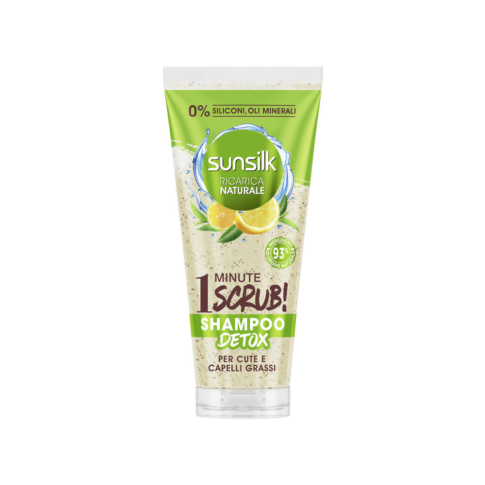 Sunsilk Shampop Detox 1 Minute Scrub Cute Capelli 200ml - Snapcart.pk