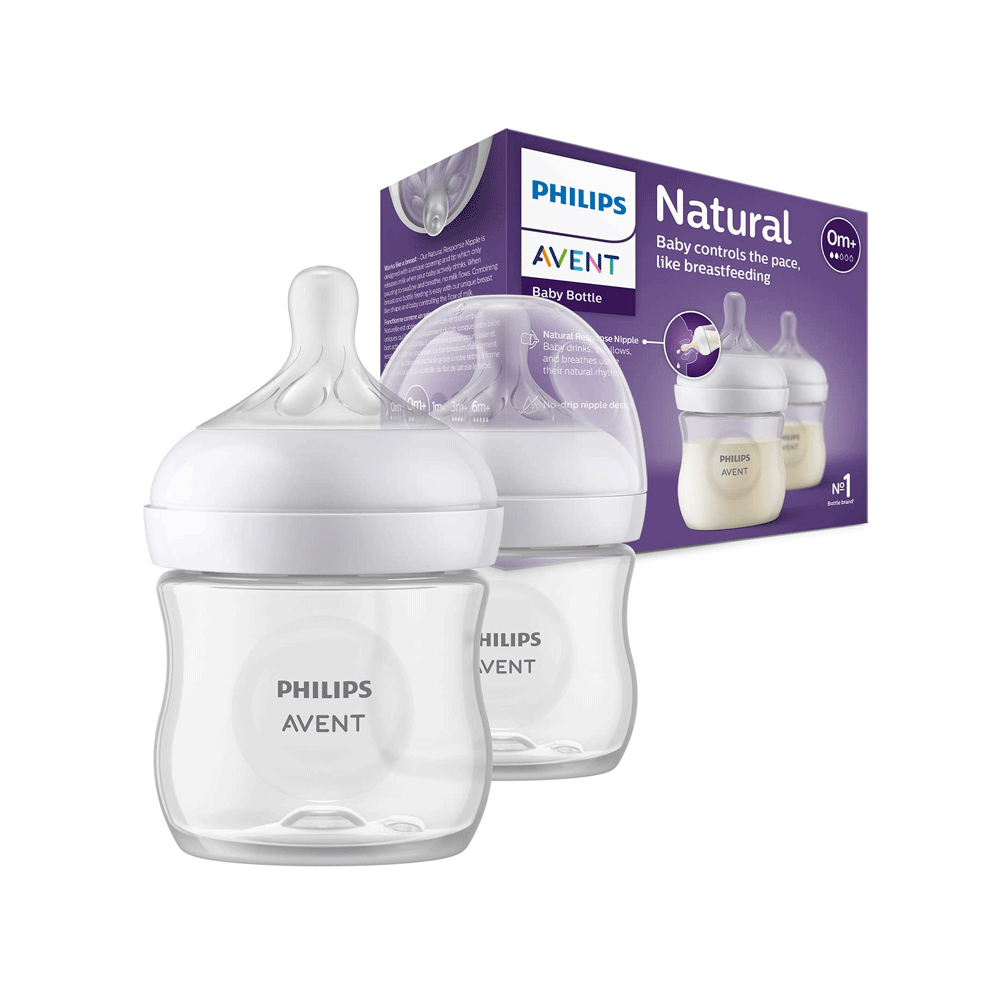 Philips Avent Natural Response Bottle 0m+2s 125ml Scy900/02