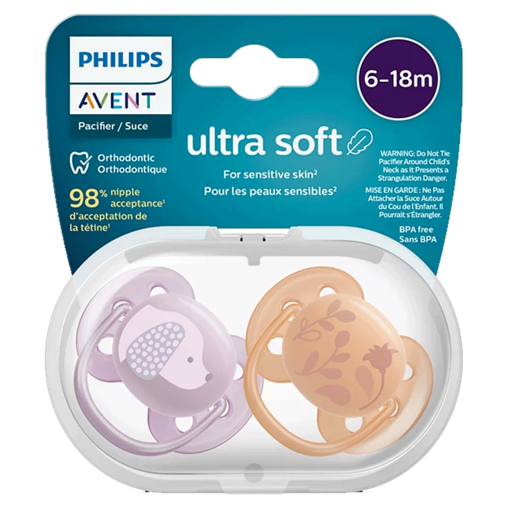 Philips Avent Ultra Soft Soother 6-18m Scf091/18