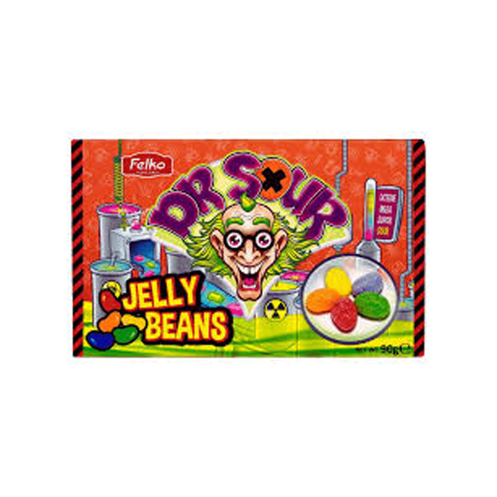 Felko Dr Sour Jelly Beans Sour Candy 90g - Snapcart.pk