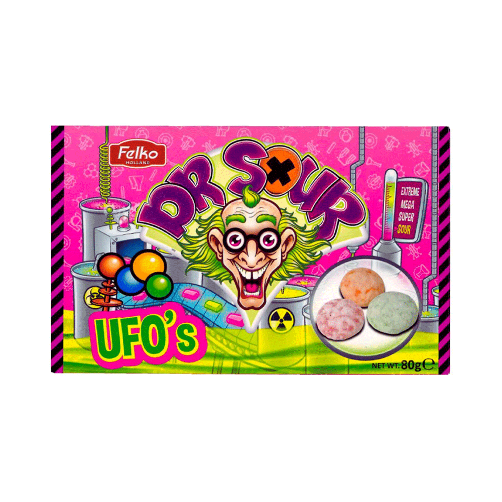 Felko Dr Sour UFO's Sour Candy 80g - Snapcart.pk