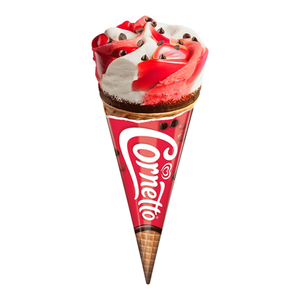 Walls Cornetto Strawberry & Cream Cone 105ml
