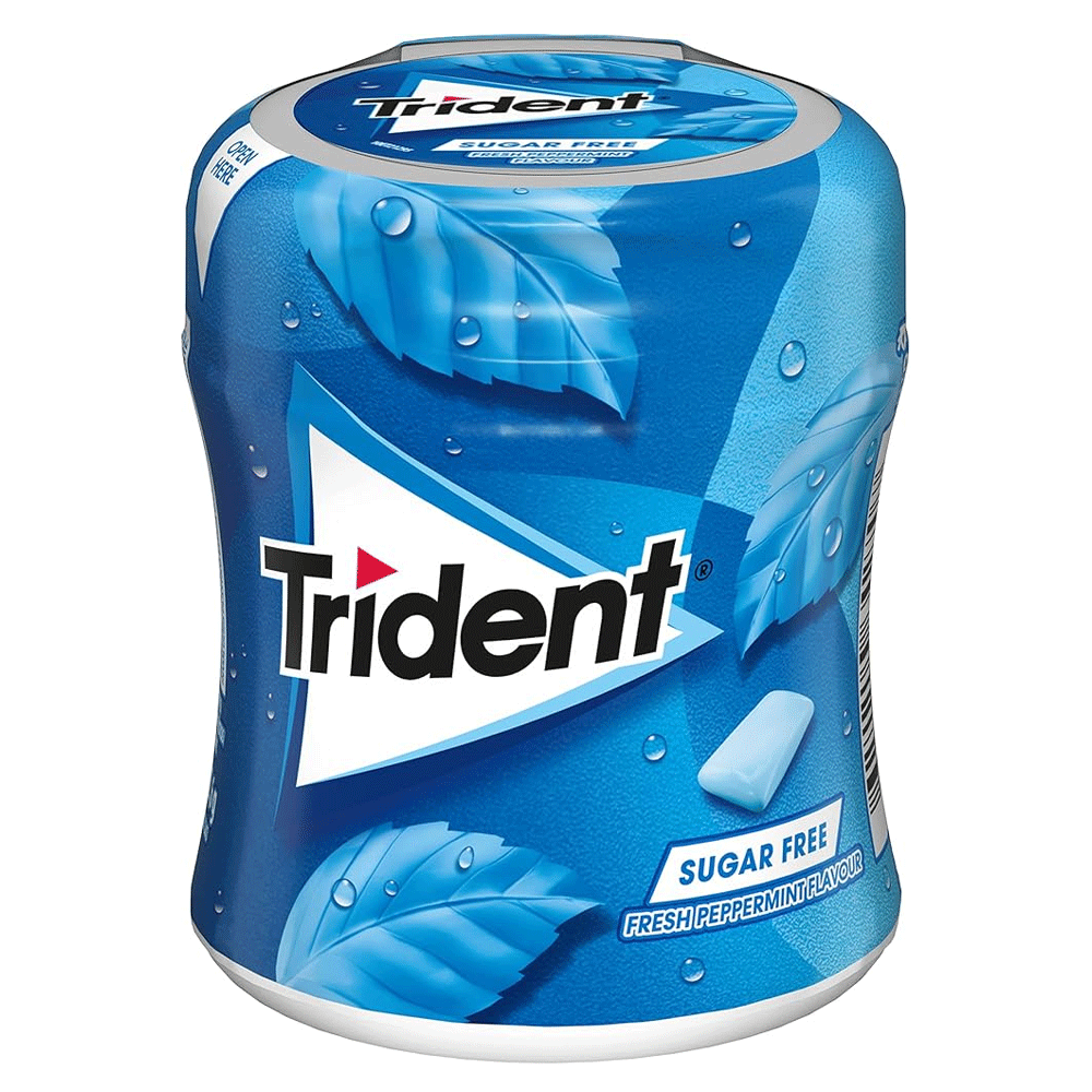 Trident Fresh Peppermint Flavour Sugar Free 82.6g