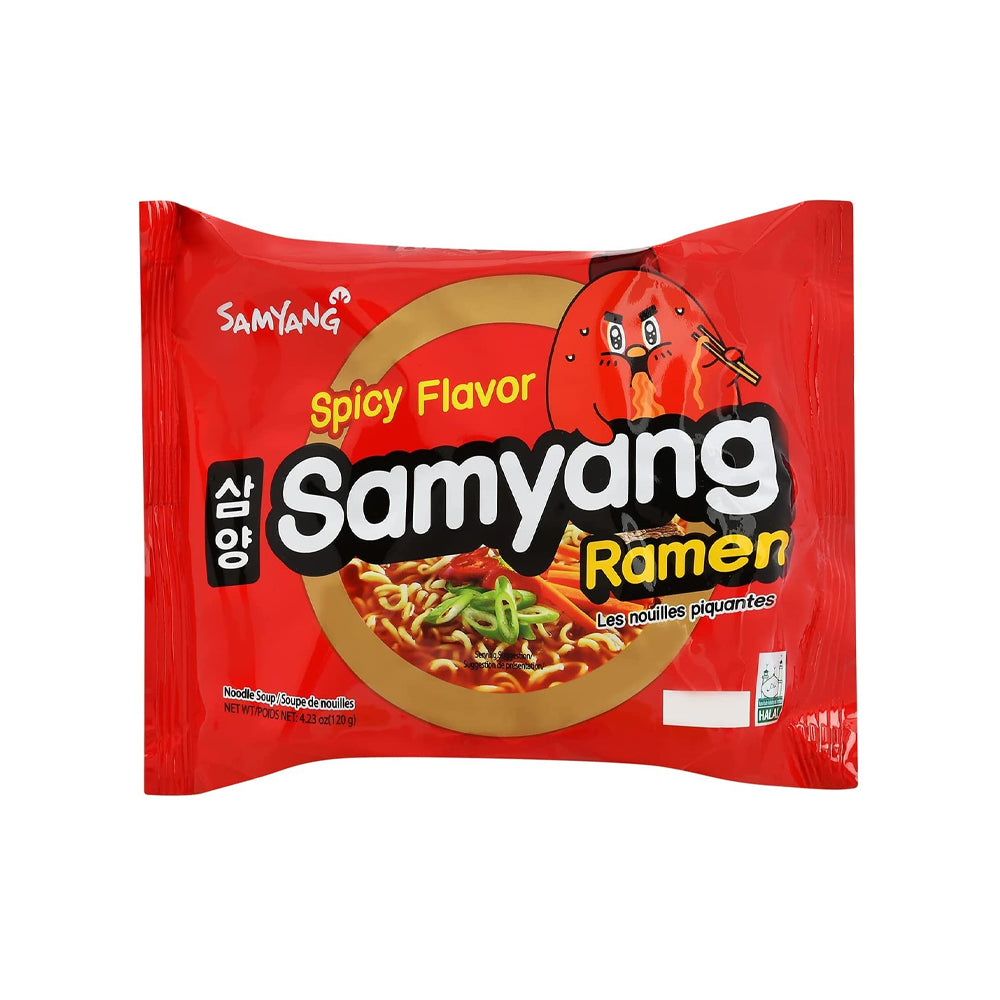 Samyang Ramen Spicy Flavor Noodles 120g - Snapcart.pk