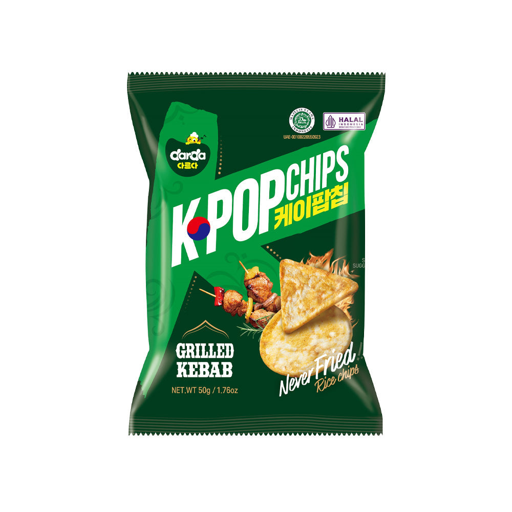 Darda K-Pop Grilled Kebab Chips 50g - Snapcart.pk