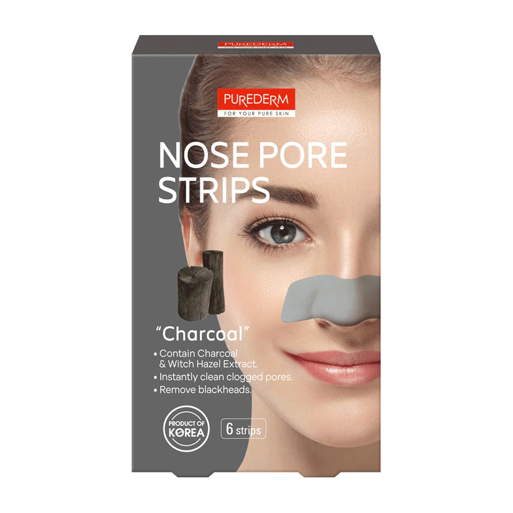 Purederm Nose Pore Strips Charcoal 6s - Snapcart.pk