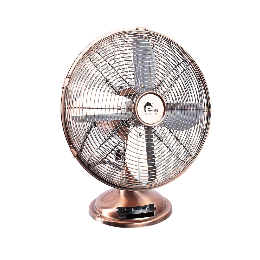 Elite Copper Desk Fan Etf-30m