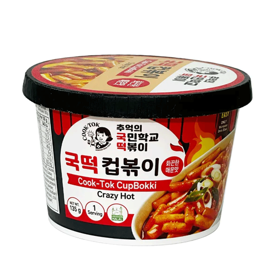 Cook-Tok Cupbokki Crazy Hot 135g