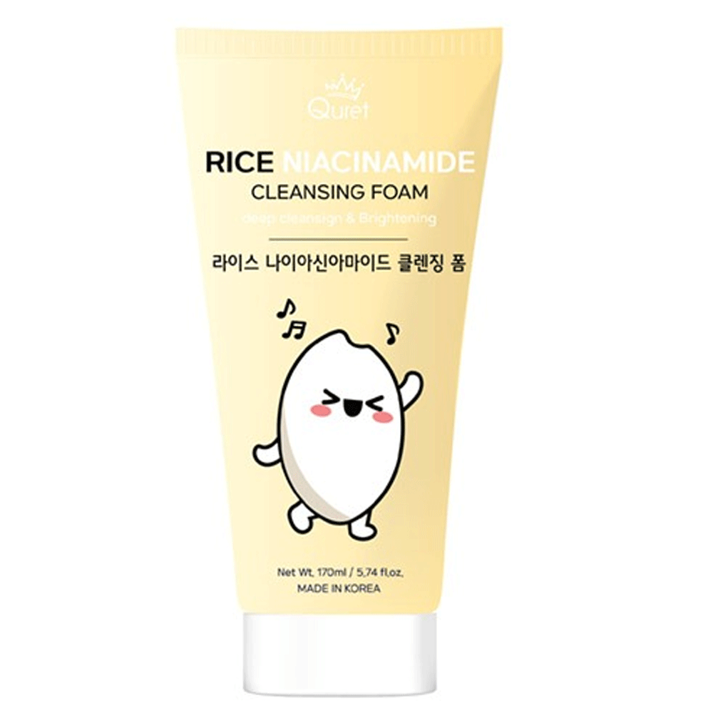 Quret Rice Niacinamide Cleansing Foam 170g