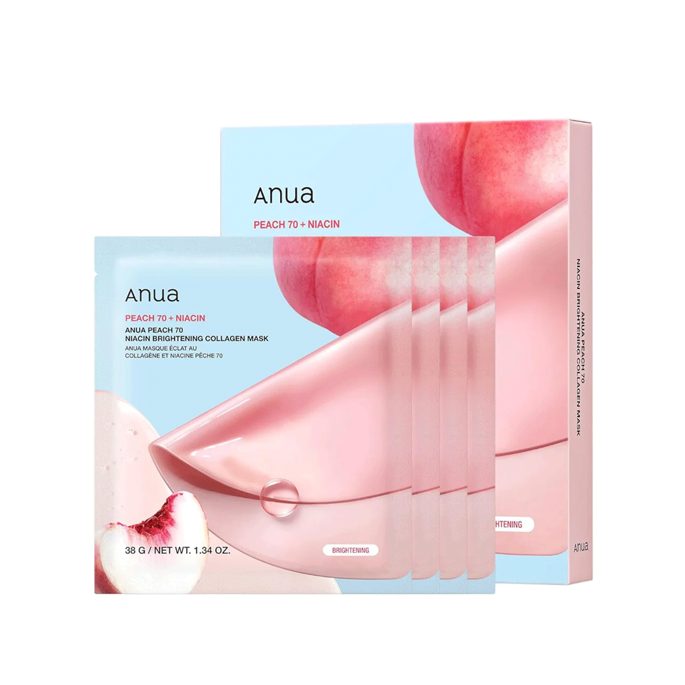 Anua Peach 70+niacin Brightening Collagen Mask 38g
