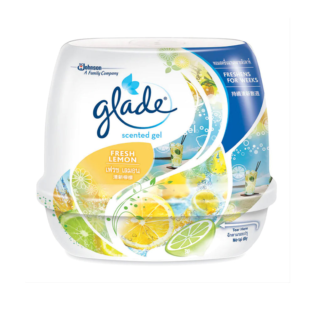Glade Scented Gel Lemon Air Freshner 200g