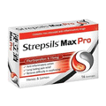 Strepsils Maxpro Honey & Lemon Lozenges 16s Box (Imp)