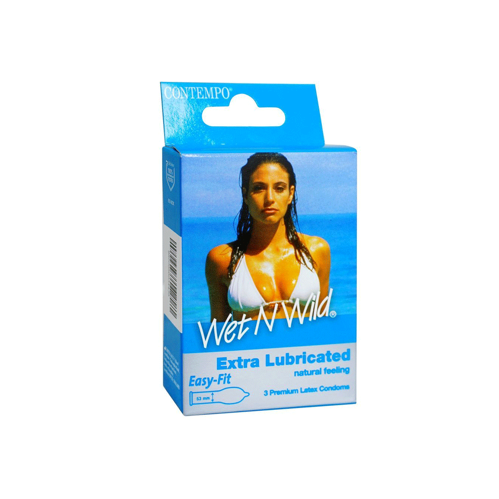 Wet N Wild Extra Lubricated Condom 3s