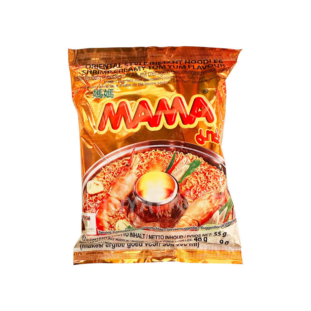 Mama Tom Yum Creamy Shrimp Instant Noodles 55g - Snapcart.pk