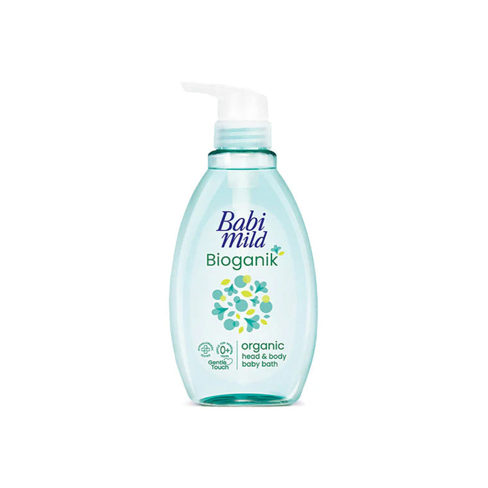 Babi Mild Bioganik Organic Head & Body Baby Bath 380ml - Snapcart.pk
