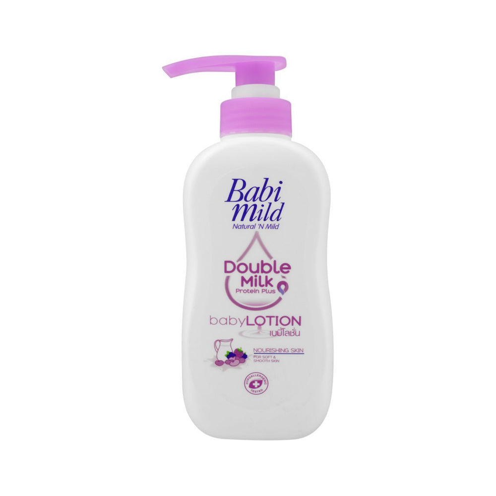 Bab Mild Double Milk Baby Lotion 400ml - Snapcart.pk