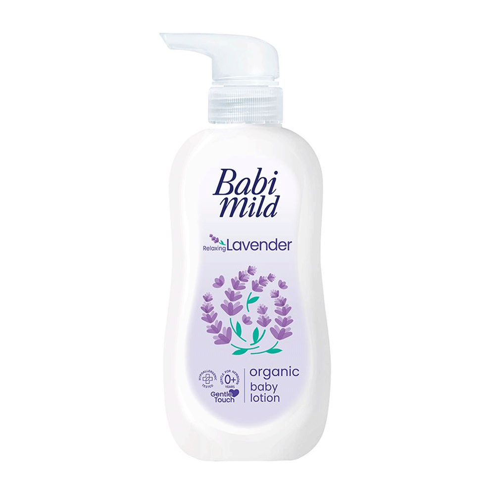 Babi Mild Relaxing Lavender Organic Baby Lotion 350ml