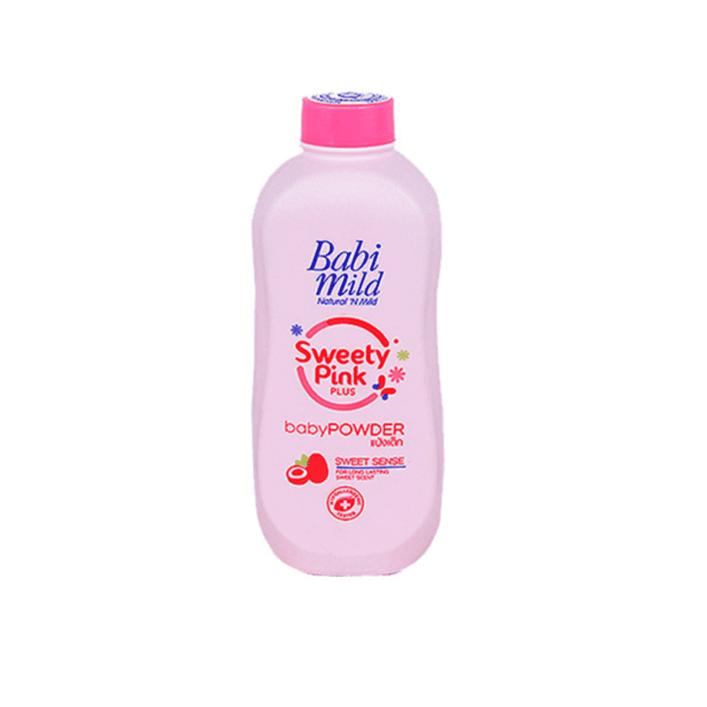 Babi Mild Sweety Pink Plus Baby Powder 400g - Snapcart.pk