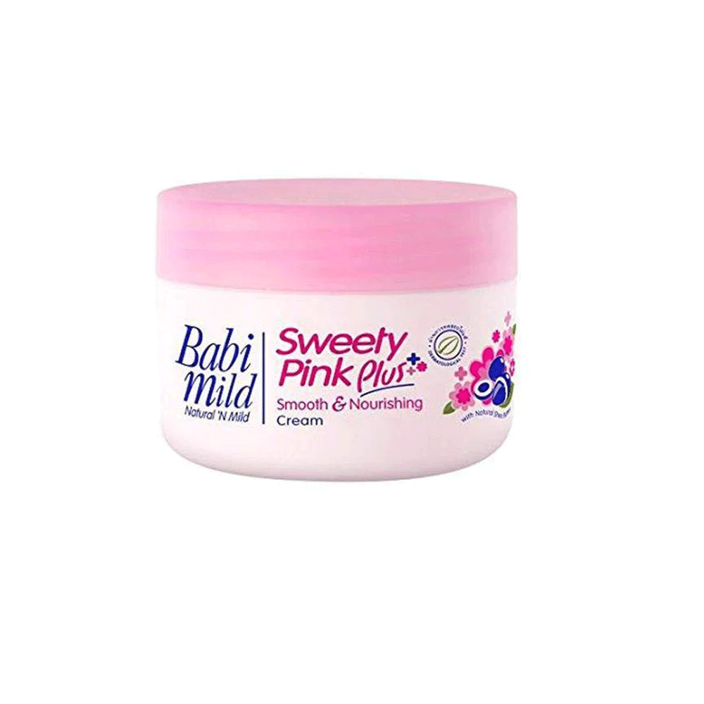 Babi Mild Sweety Pink Plus Smooth & Nourishing Cream 50g - Snapcart.pk