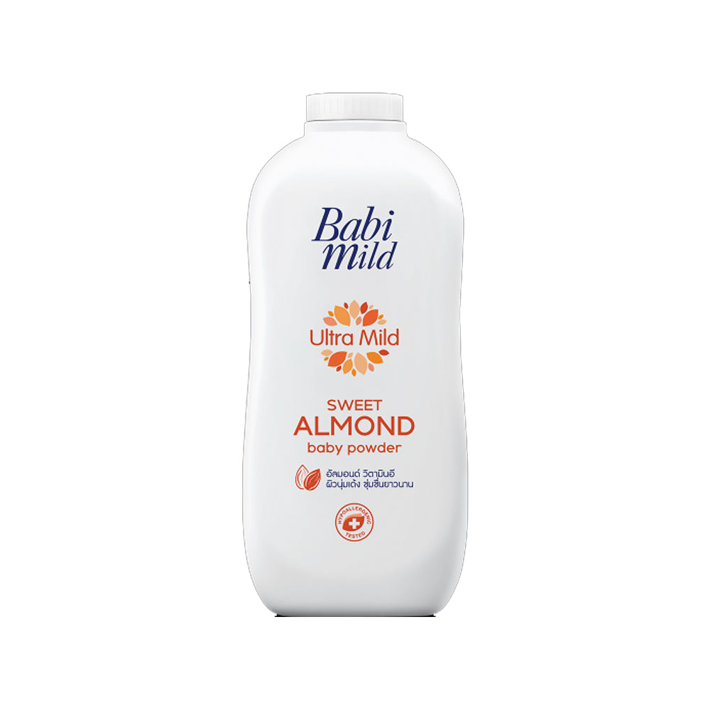 Babi Mild Ultra Mild Sweet Almond Baby Powder 350g - Snapcart.pk