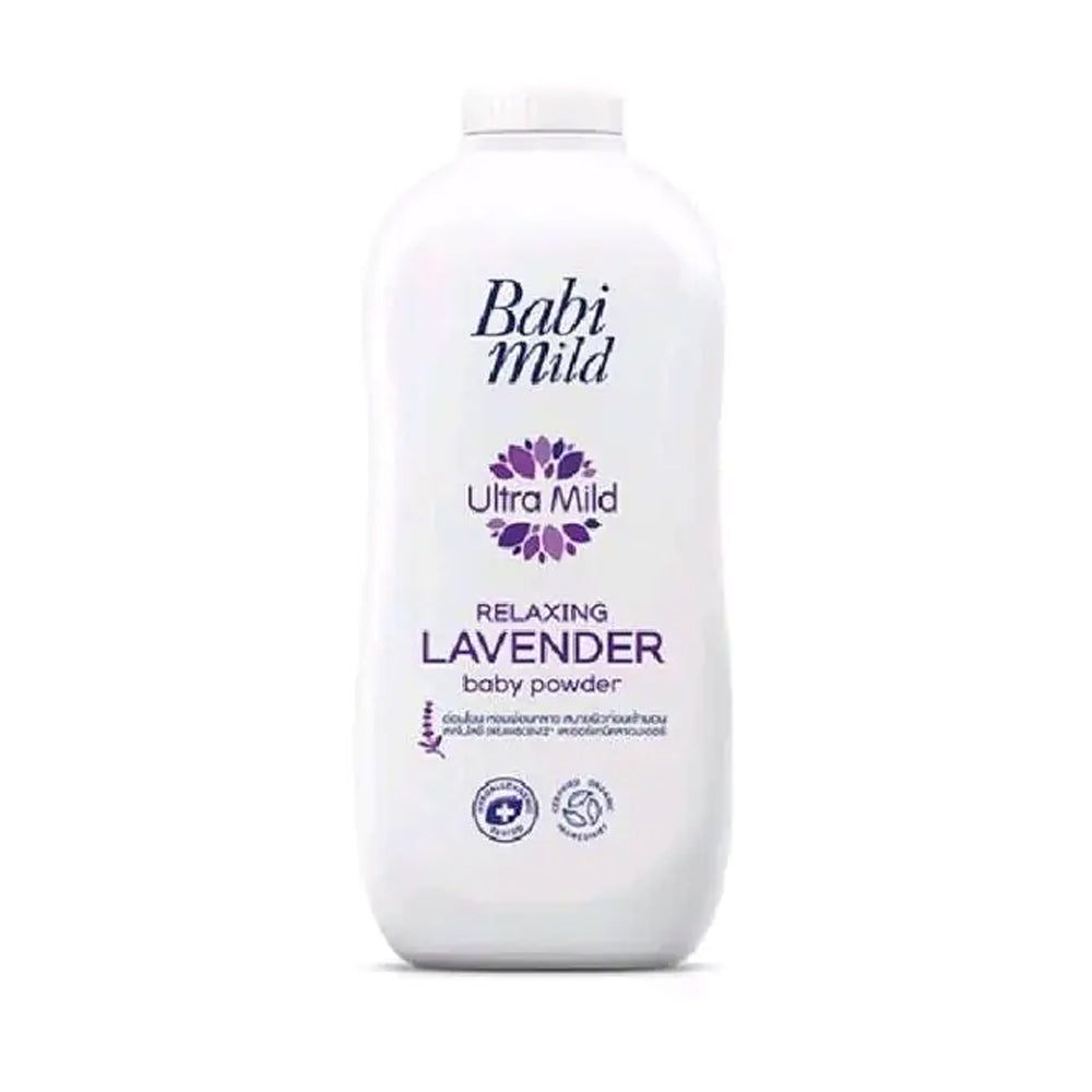 Babi Mild Ultra Mild Reaxing Lavender Baby Powder 350g - Snapcart.pk