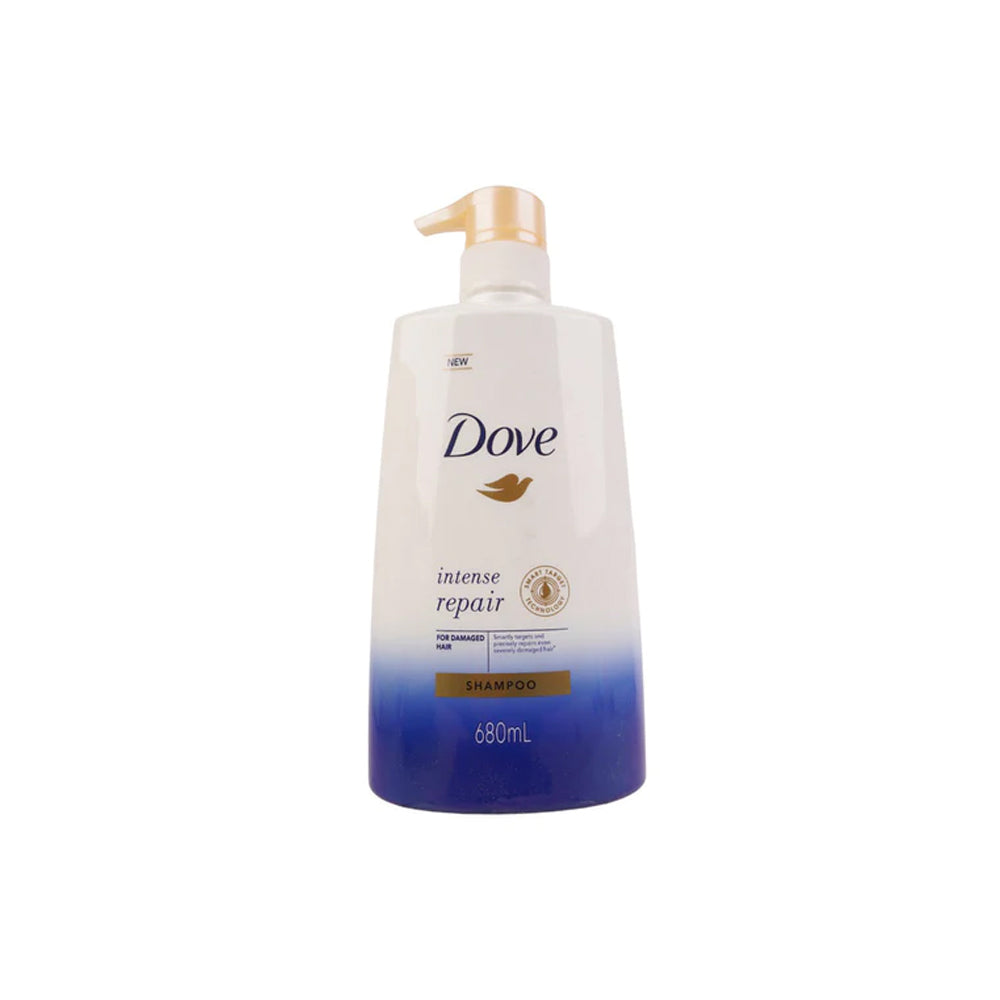 Dove Shampoo Intense Repair 680ml Pump - Snapcart.pk