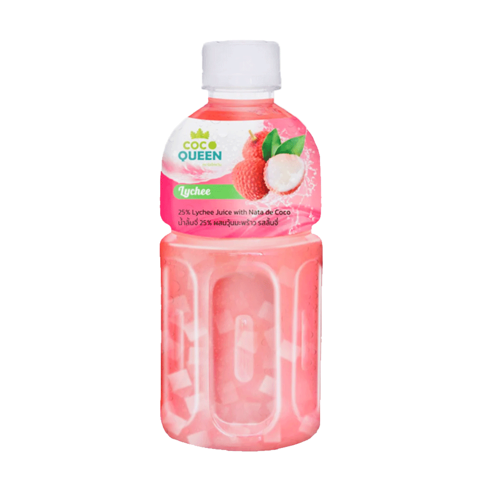 Coco Queen Lychee Juice With Nata De Coco 320ml