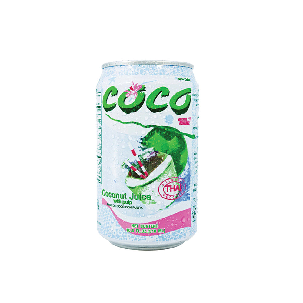 Coco Queen Coconut Juice With Pulp Can 310ml - Snapcart.pk