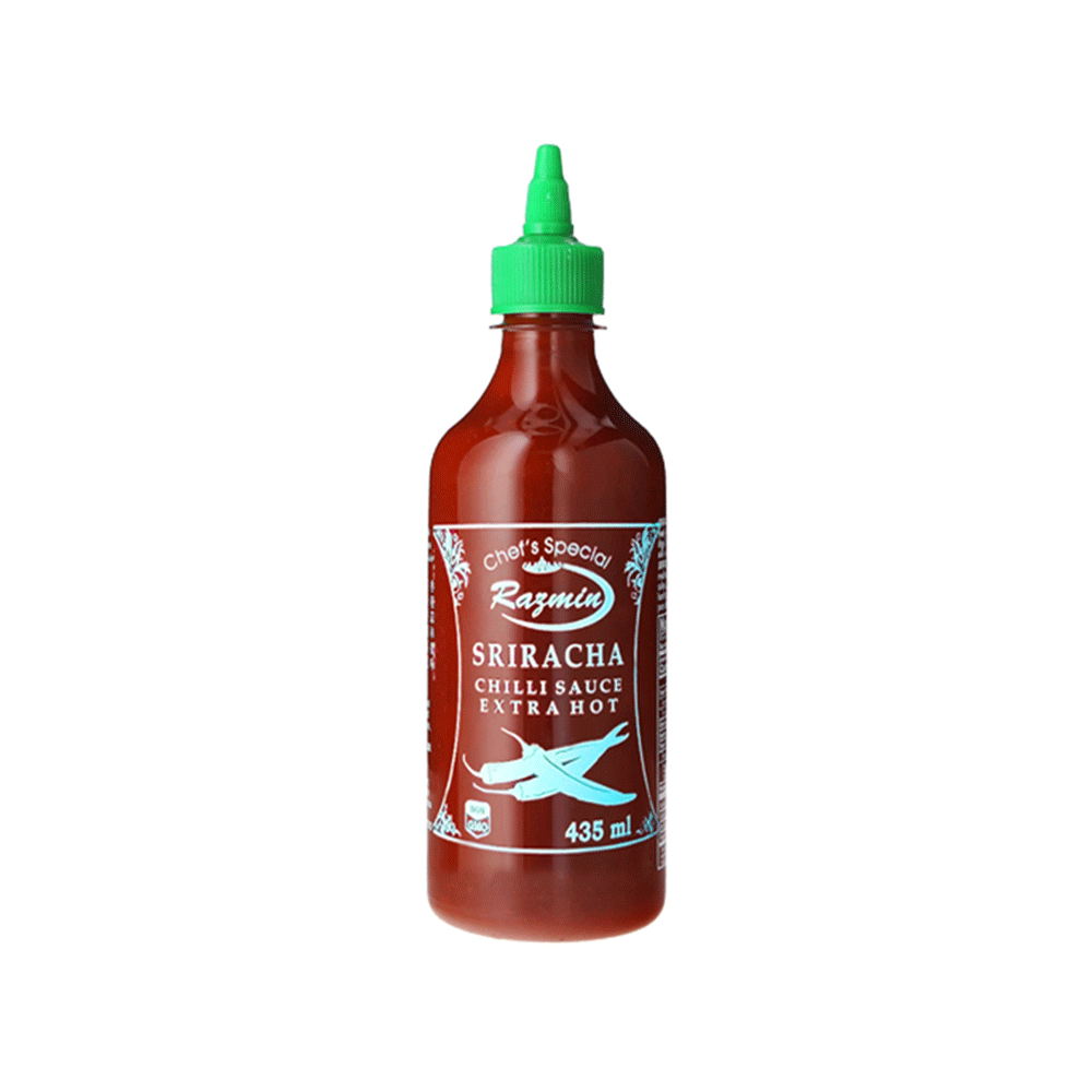 Razmin Sriracha Chilli Sauce Extra Hot 435ml - Snapcart.pk