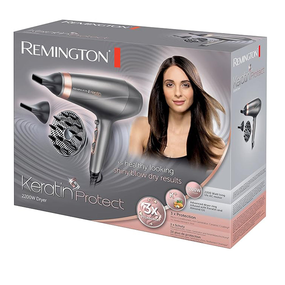 REMINGTON KERATIN PROTECT HAIR DRYER Model AC8820