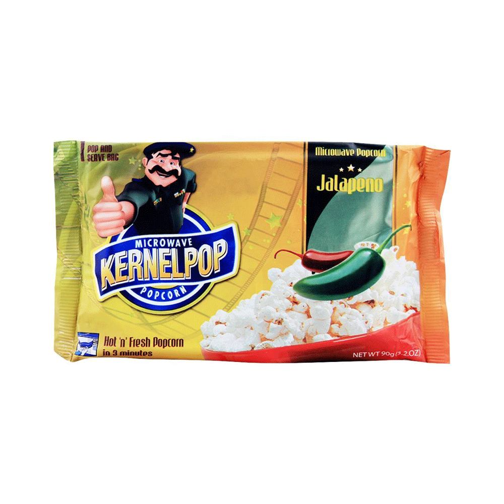 Kernelpop Popcorn - Jalapeno 3 X 90g