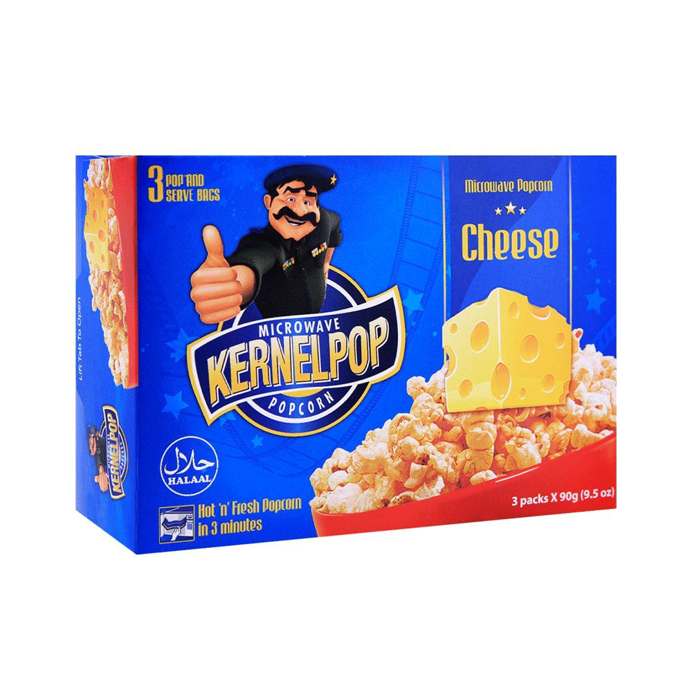 Kernel Pop Popcorn Cheese 3x90g - Snapcart.pk