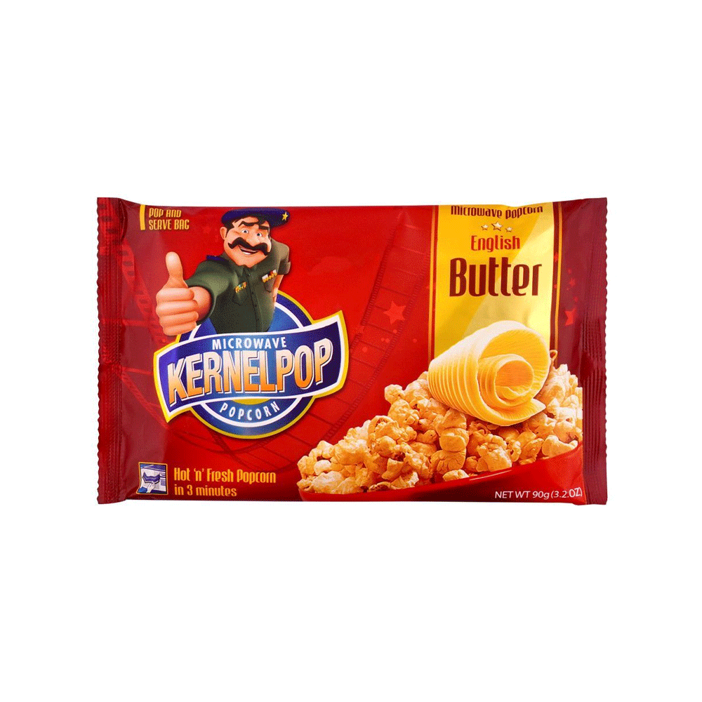 Kernelpop Popcorn - English Butter 3x90g - Snapcart.pk