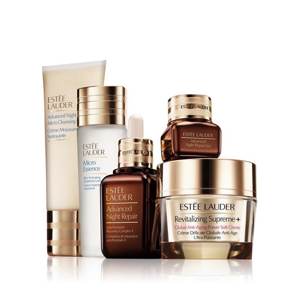 Estee Lauder ANR 50Ml+Soft Cream 50Ml+Eye Supercharged 15Ml+ M Clean 100Ml+M Lotion 75Ml