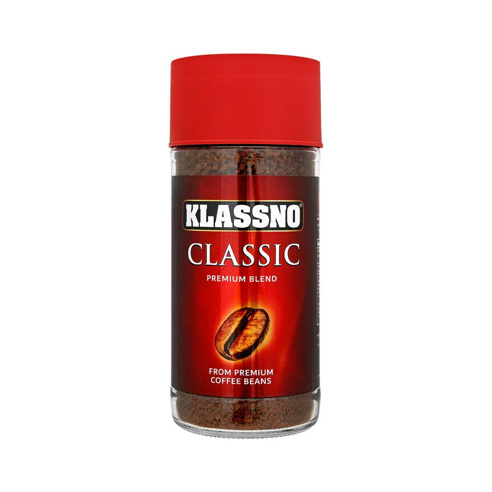 Klassno Classic Premium Blend Coffee Beans Jar 200g - Snapcart.pk