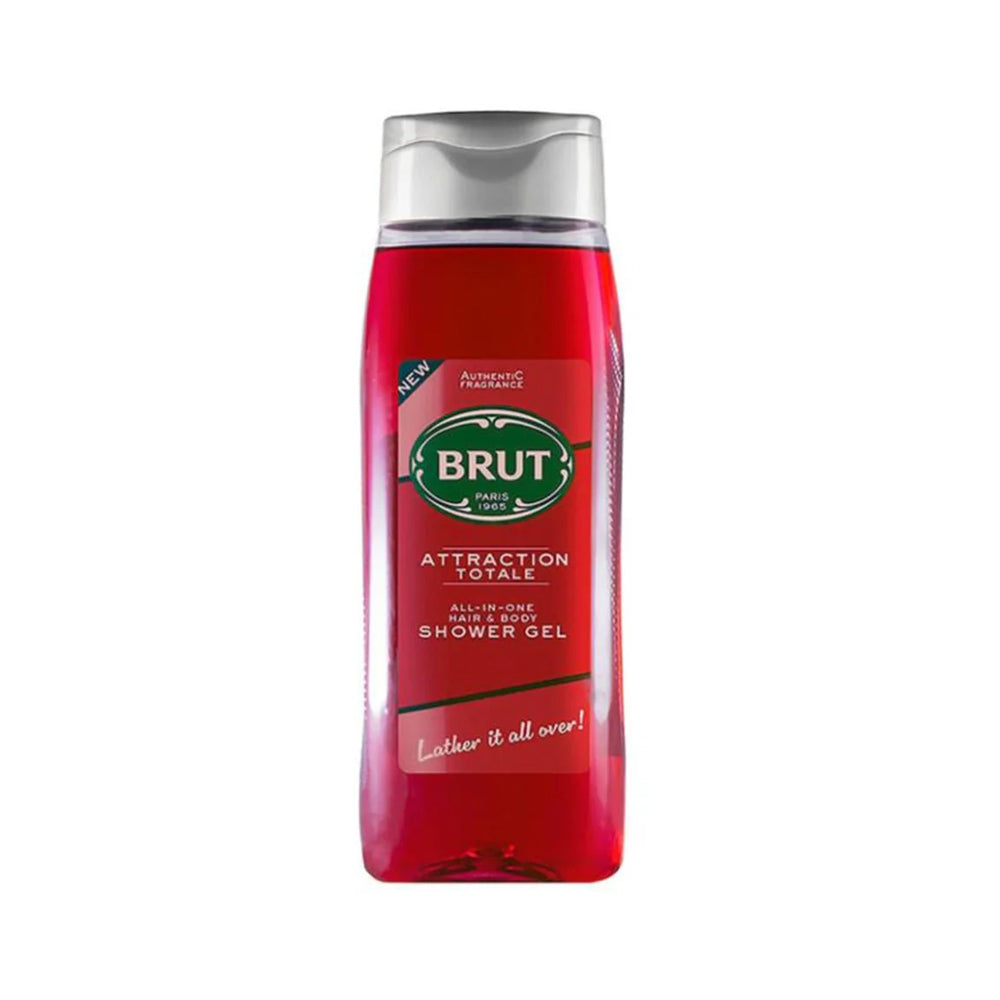 Brut Attraction Totale All In One Shower Gel 500ml Brut