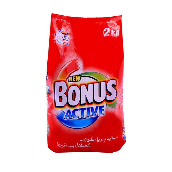 Bonus Active Detergent Powder 2kg - Snapcart.pk