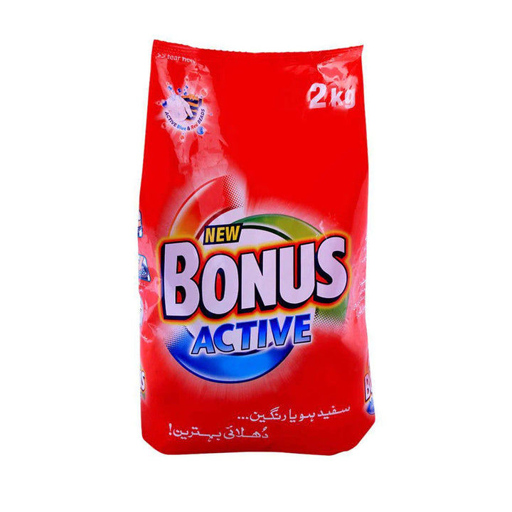 Bonus Active Detergent Powder 2kg - Snapcart.pk
