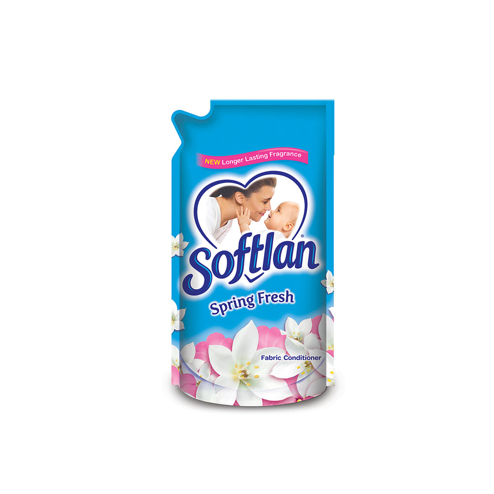 Softlan Spring Fresh Fabric Conditioner Pouch 425ml - Snapcart.pk