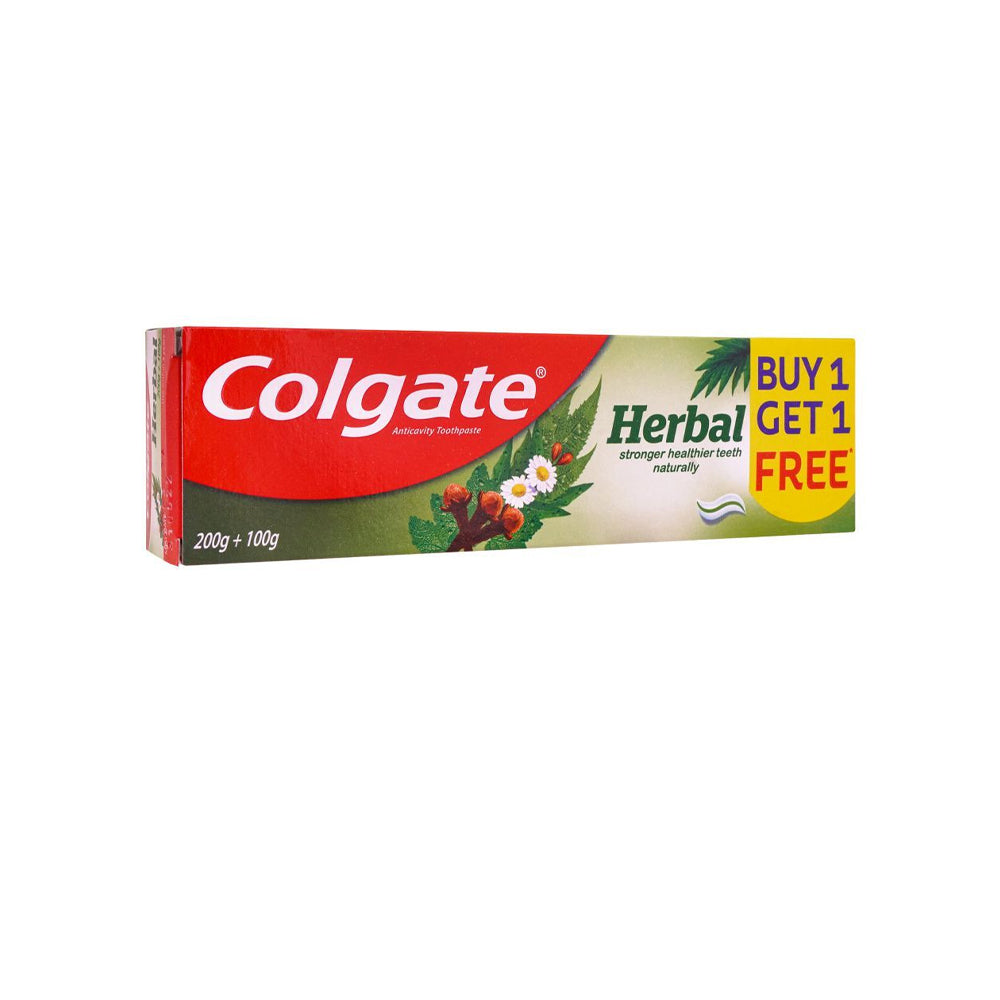 Colgate Herbal Toothpaste 200g+100g Free Colgate