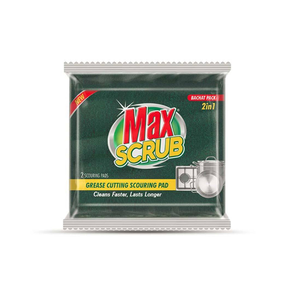 Max Scrub Grease Cutting Scouring Pad 2in1 - Snapcart.pk